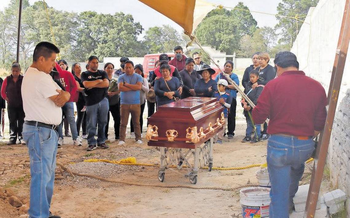 En Santa Cruz Tlaxcala por fin familia recibe el cuerpo de su